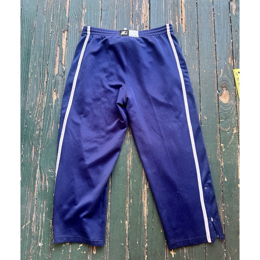 Starter‎ Track Pants Mens Med Blue  Tear Away Y2K Athleisure Vintage